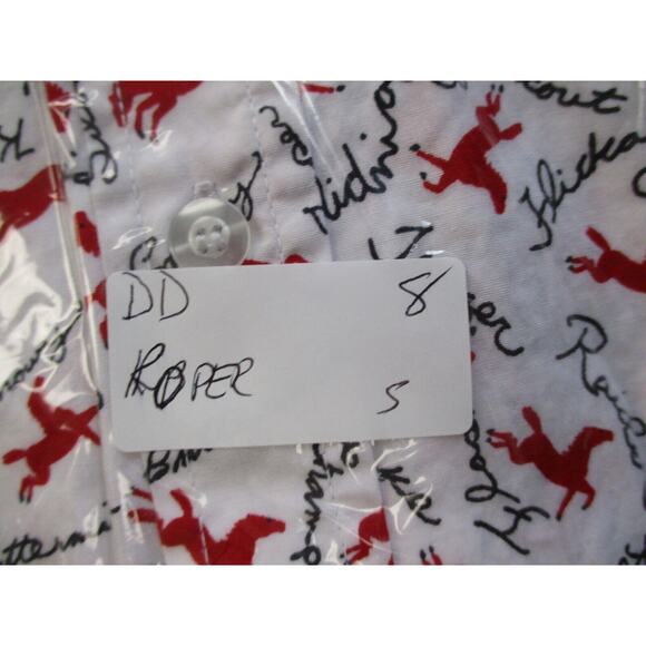 Vintage Five Star by Roper Top Womens Small Horse Print Retro Western Button Up - Picture 16 of 16